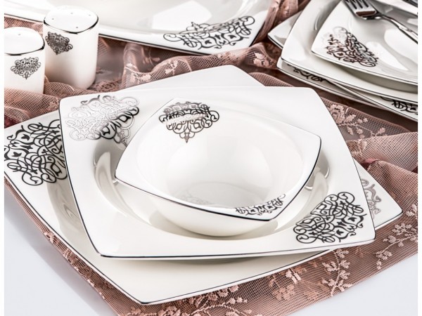 Taç Elegance Dynasty Platin 85 Parça Yemek Takımı