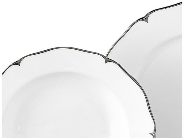 Taç Lamer Platin 84 Parça Yemek Takımı