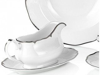 Taç Lamer Platin 84 Parça Yemek Takımı