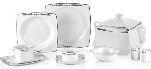 Taç Elegance Perla 85 Parça Yemek Takımı