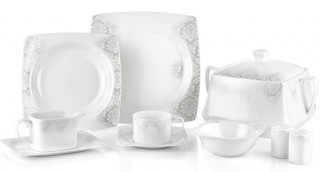 Taç Elegance Damask 85 Parça Yemek Takımı