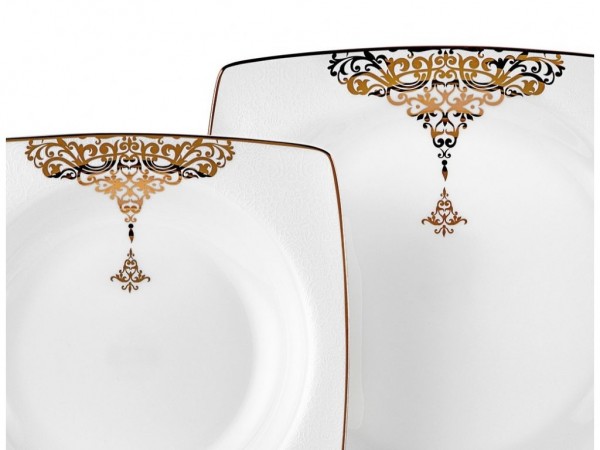 Taç Sultan Gold 85 Parça Yemek Takımı