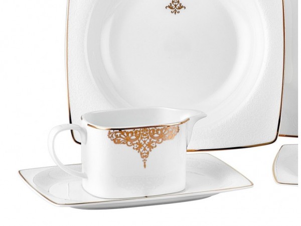 Taç Sultan Gold 85 Parça Yemek Takımı
