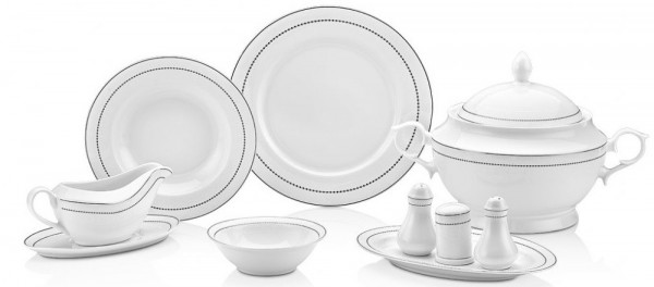 Taç Wedding Orbis 61 Parça Yemek Takımı