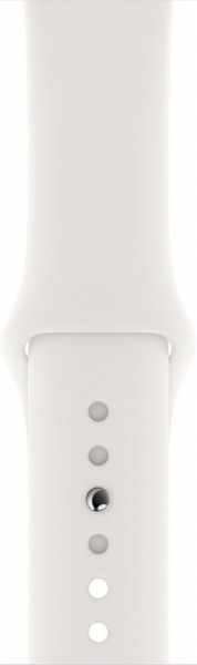 Apple Watch Series 4 (44 mm) Gümüş Rengi Alüminyum Kasa ve Beyaz Spor Kordon Akıllı Saat