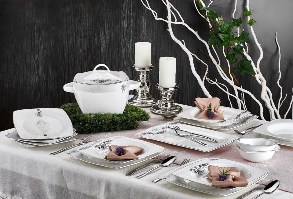 Neva Parmıda N2480 60 Parça Yemek Takımı