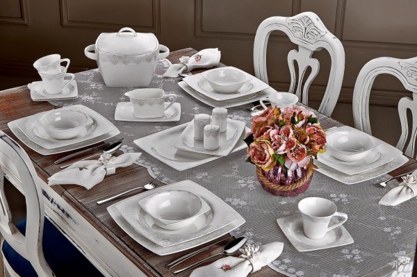 Neva Hale N1189 85 Parça Yemek Takımı