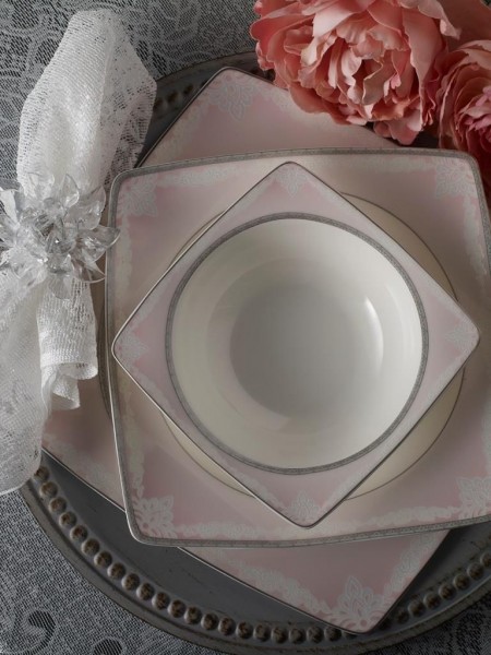 Pierre Cardin Tessa Pink 86 Parça Yemek Takımı