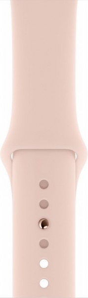 Apple Watch Series 4 (44 mm) Altın Rengi Alüminyum Kasa ve Kum Pembesi Spor Kordon Akıllı Saat