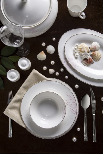 Emsan Fine Pearl Sakura 83 Parça Yemek Takımı