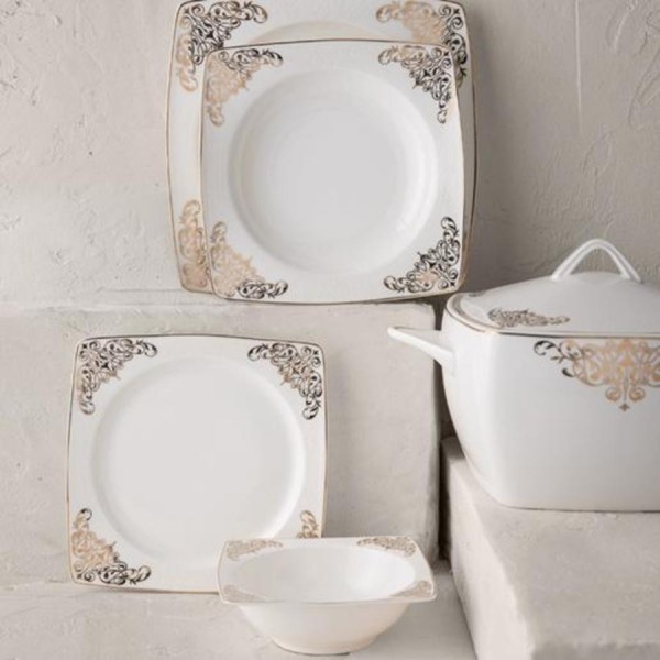 Emsan Fine Bone Bef 318 61 Parça Yemek Takımı