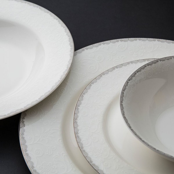 Emsan New Bone Legacy Vesta 60 Parça Yemek Takımı