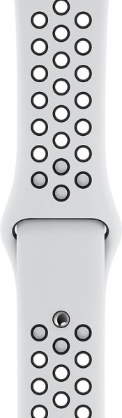 Apple Watch Nike+ Series 4 (44 mm) Gümüş Rengi Alüminyum Kasa ve Saf Platin/Siyah Nike Spor Kordon Akıllı Saat