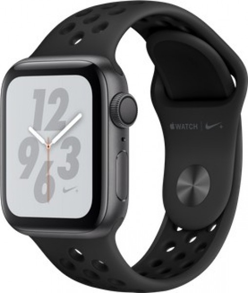 Apple Watch Nike+ Series 4 (40 mm) Uzay Grisi Alüminyum Kasa ve Antrasit/Siyah Nike Spor Kordon Akıllı Saat