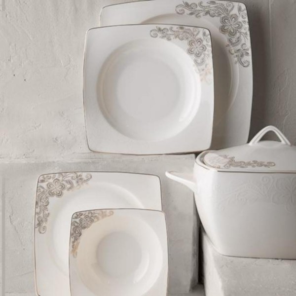 Emsan Fine Bone Bef 731 61 Parça Yemek Takımı
