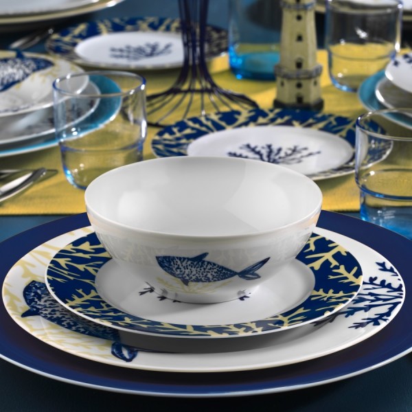 Kütahya Porselen Marine 9347 24 Parça Yemek Takımı