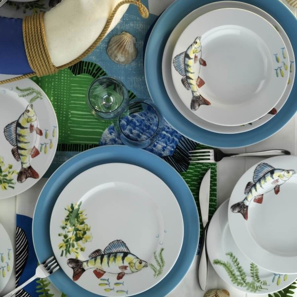 Kütahya Porselen Marine 9339 24 Parça Yemek Takımı