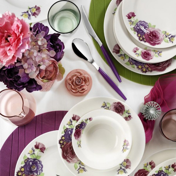 Kütahya Porselen 9416 Bone Jasmine 24 Parça Yemek Takımı