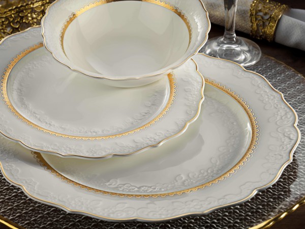 Aryıldız Kleopatra Royal Queen AR 60012 83 Parça Yemek Takımı