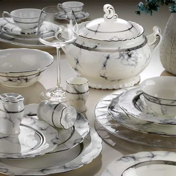 Aryıldız Pierre Royal Queen AR 60017 83 Parça Yemek Takımı