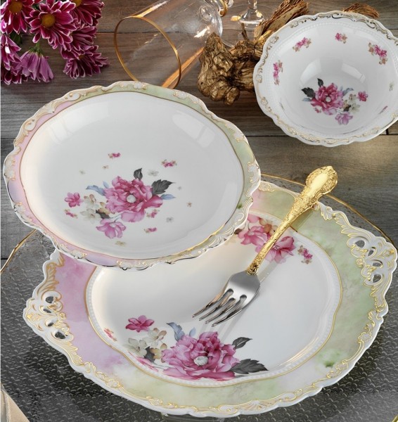 Aryıldız Greenpark Royal Queen AR 60006 83 Parça Yemek Takımı