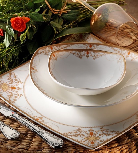 Aryıldız Prestige Bone AR 30054 83 Parça Yemek Takımı