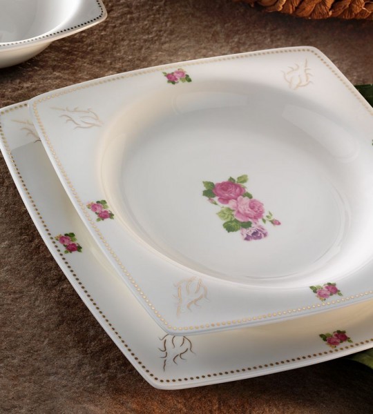 Aryıldız Prestige Bone AR 30049 83 Parça Yemek Takımı
