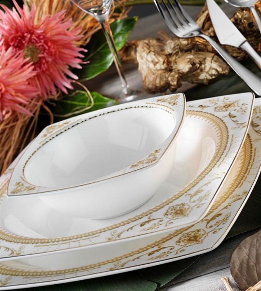 Aryıldız Prestige Bone AR 30051 83 Parça Yemek Takımı