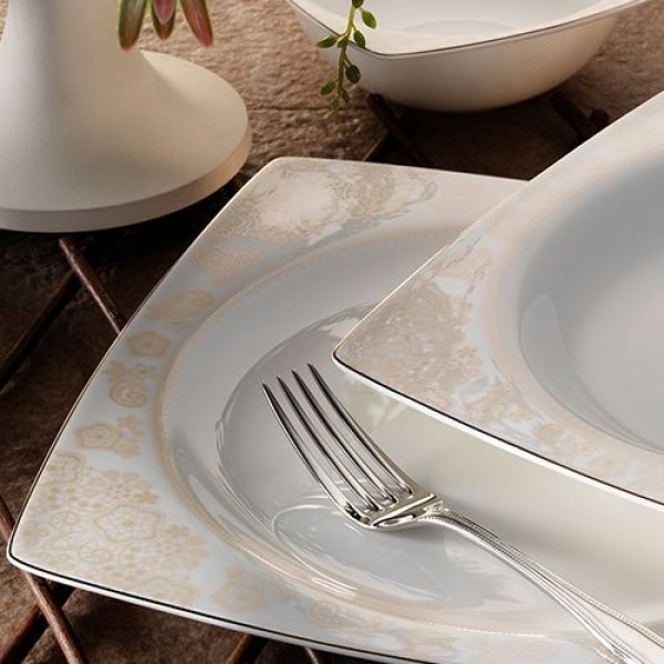 Aryıldız Prestige Bone AR 30052 84 Parça Yemek Takımı