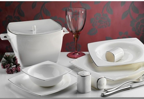 Aryıldız Prestige Bone AR 30005 83 Parça Yemek Takımı
