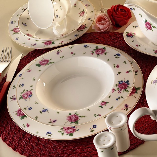 Kütahya Porselen Bone China 25140 84 Parça Yemek Takımı