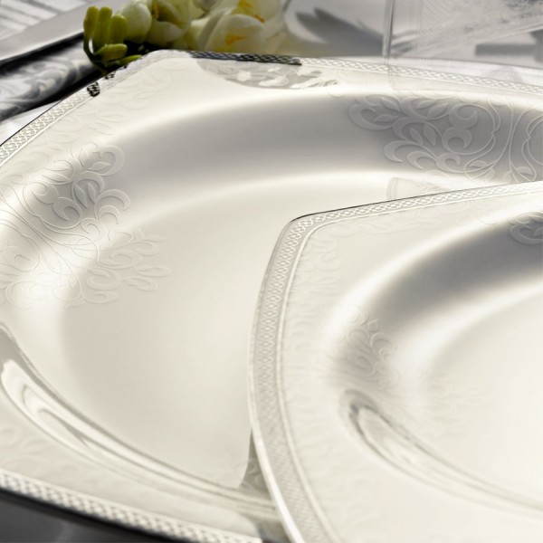 Kütahya Porselen Bone Mare 9682 62 Parça Yemek Takımı