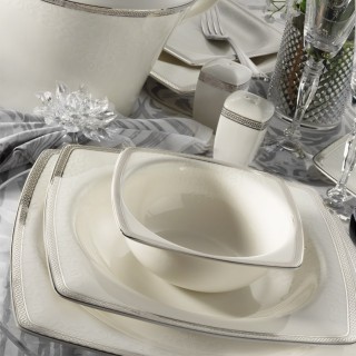 Kütahya Porselen Bone Mare 9682 62 Parça Yemek Takımı