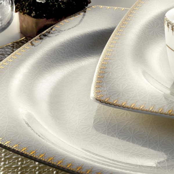 Kütahya Porselen Bone Mare 9715 62 Parça Yemek Takımı