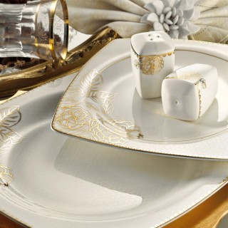 Kütahya Porselen Bone Mare 9679 62 Parça Yemek Takımı