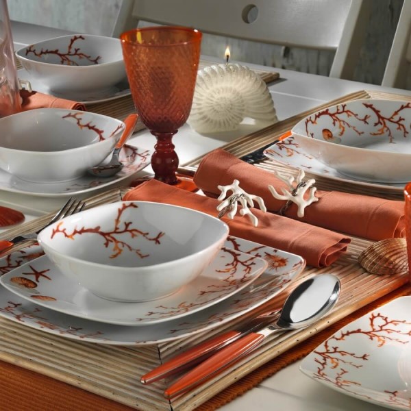 Kütahya Porselen Marine 9338 24 Parça Yemek Takımı