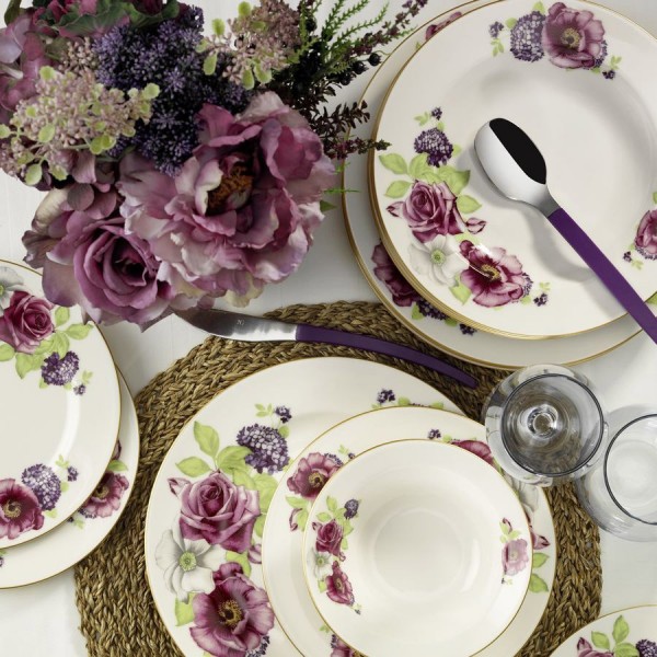 Kütahya Porselen Bone Jasmine 9414 24 Parça Yemek Takımı