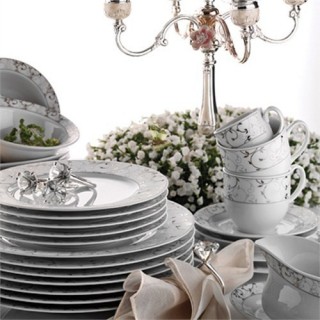 Kütahya Porselen Stella 70580 85 Parça Yemek Takımı