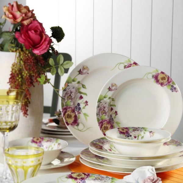 Kütahya Porselen Bone Jasmine 9426 24 Parça Yemek Takımı
