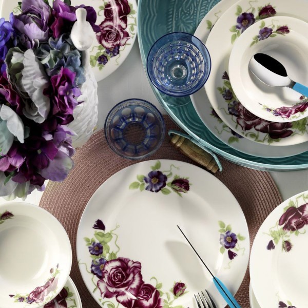 Kütahya Porselen Bone Jasmine 9417 24 Parça Yemek Takımı