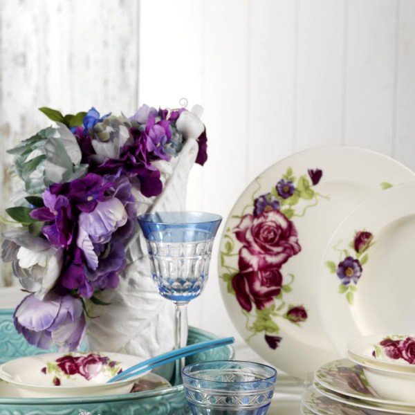 Kütahya Porselen Bone Jasmine 9417 24 Parça Yemek Takımı