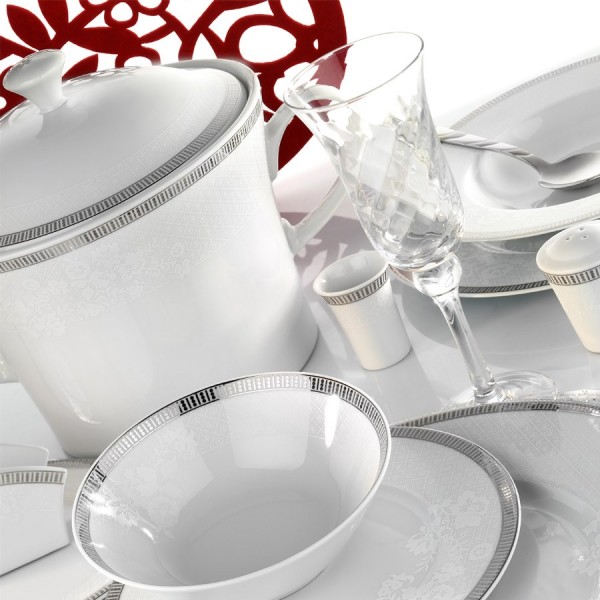 Kütahya Porselen İris 514620 97 Parça Yemek Takımı