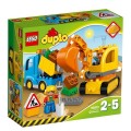 LEGO Duplo 10812 Truck & Tracked Excavator resim