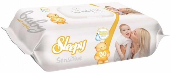 Sleepy Sensitive Islak Havlu (50 Yaprak)
