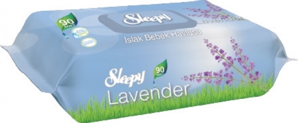 Sleepy Lavanta Kokulu Islak Bebek Havlusu (90 Yaprak)