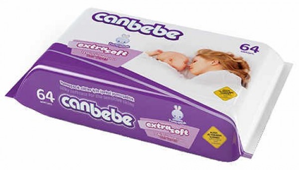 Canbebe Extra Soft Islak Havlu (64 Yaprak)