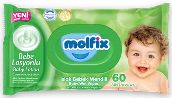 Molfix Losyonlu Islak Havlu (60 Yaprak)