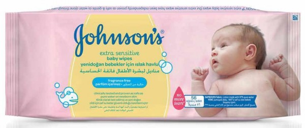 Johnson's Extra Sensitive Islak Havlu
