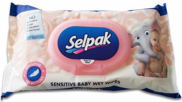 Selpak Sensitive Islak Mendil (56 Yaprak)