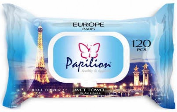 Papilion Europe Islak Havlu (120 Yaprak)